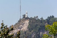 San Cristobal sehen wir nur aus der Ferne, der geplante sagenhafte Ausblick auf die Stadt findet nicht statt. Auch hier streiken die Angestellten.